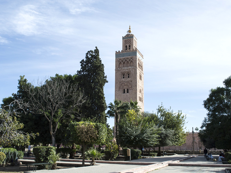 Marrakesch im Februar