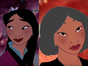 Disney-Prinzessinnen im Alter