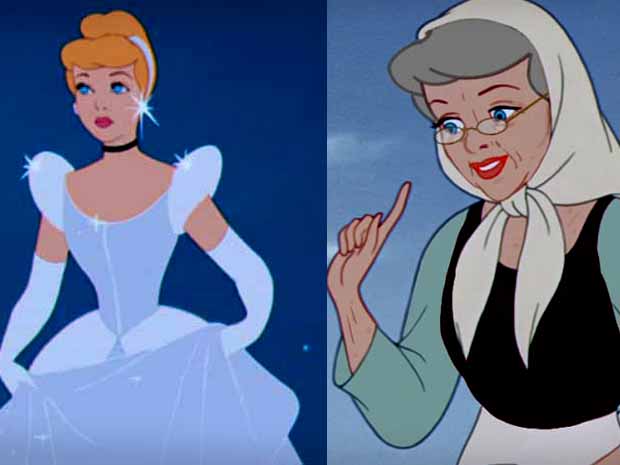 Disney-Prinzessinnen im Alter