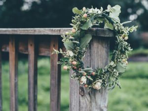 Nachhaltige hochzeit