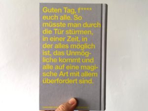 Corona-Krise Kolumne Buch
